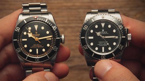 tudor black bay vs rolex submariner monochrome|tudor rolex vs black bay.